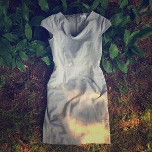 Calvin Klein Dress Grey Midi Work Wear/Party Size6